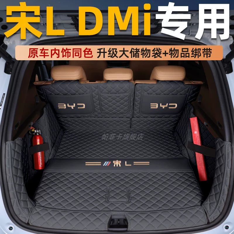 BYD Song L DMi baqaj döşəməsi, tam örtüklü xüsusi avtomobil salonu aksesuarları üçün dekorativ baqaj döşəməsi üçün uyğundur