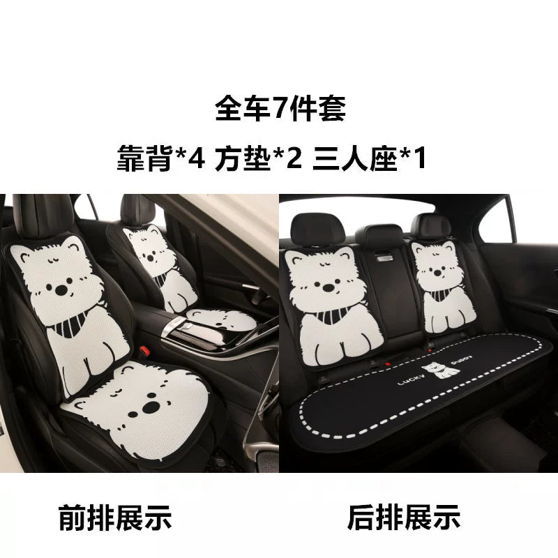 Yeni avtomobil oturacağı yastığı, bütün fəsillər üçün cizgi filmi oturacağı yastığı, qış avtomobil oturacağı üzlüyü, tək sürücü oturacağının yarımörtüklü örtüyü.