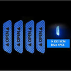 4 ədəd Avtomobil Yansıtıcı Bant Xəbərdarlıq İşarəsi Etiket Aksesuarları Ex