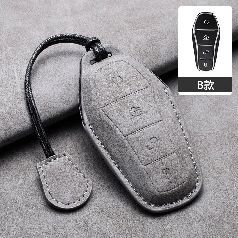 Xüsusi BYD Han EV açar qapağı, Qin Plus dmi Song Pro Tang Dolphin E9 möhürlü avtomobil açar qutusu və toka