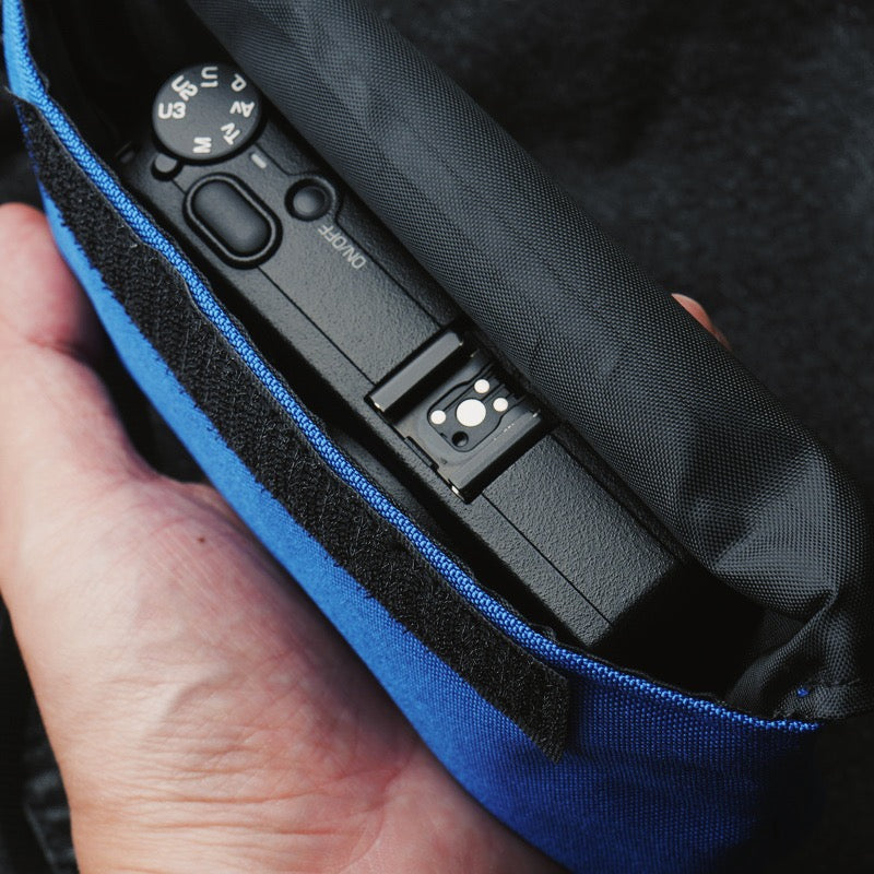 [Yüngül və aşınmaya qarşı] GR3 Kamera Debriyajı Neylon Velcro Dizayn GR3X Qara Kart RX100 Canon G7X