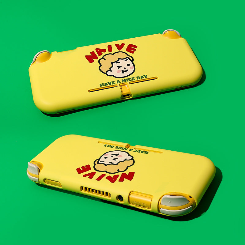 [Mobil telefon qutusu deyil] Astronavt Hula Hoop switchlite qoruyucu qutu buzlu yarım paket yumşaq qutu