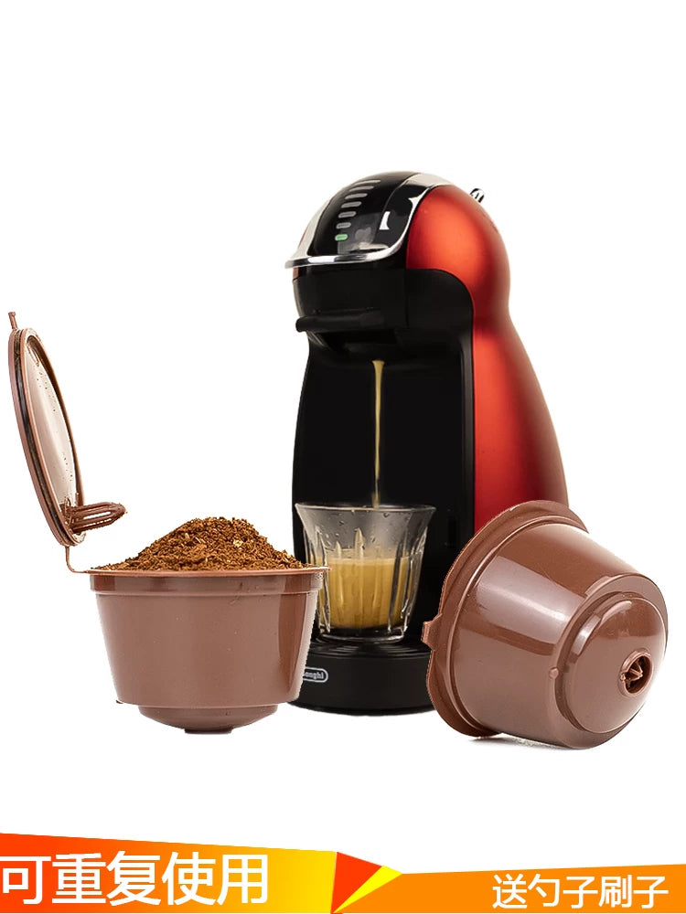 Nestle qəhvə maşını DolceGusto qəhvə kapsul qabığı təkrar istifadə edilə bilən qəhvə kapsulları ilə uyğun gəlir