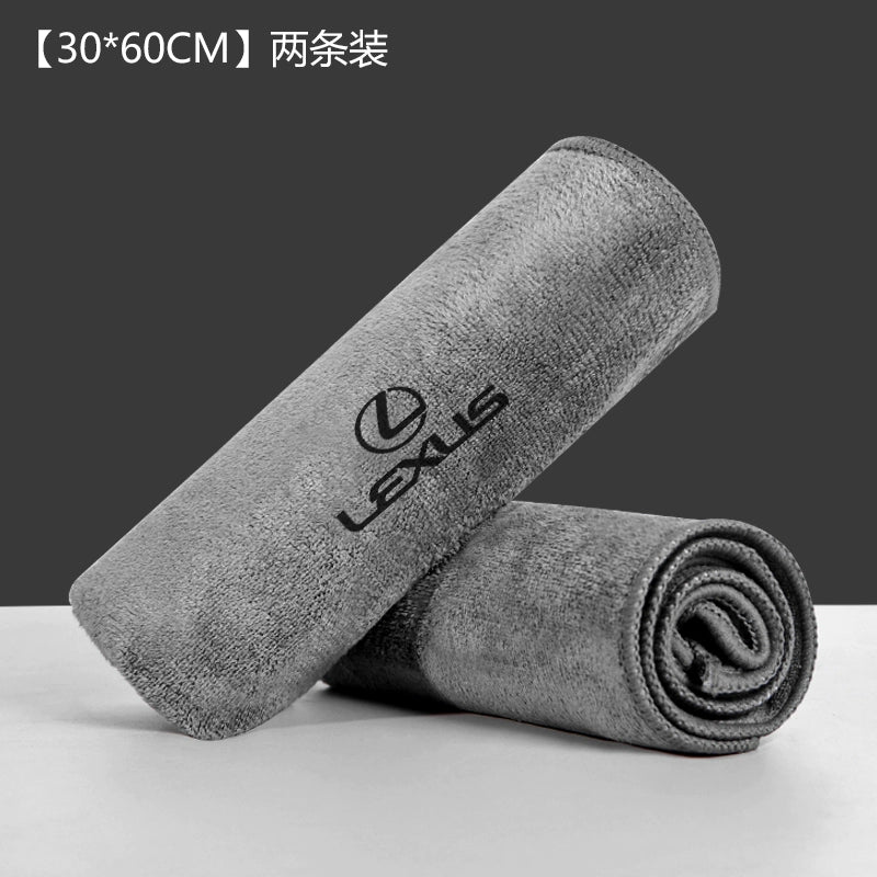 Avtomobil Yuma üçün xüsusi dəsmal Avtomobil Təmizləyici Parça Daxili Qalınlaşmış Absorbent Lintsiz Avtomobil Təchizatları Avtomobil Silmək Şüşə Bezi