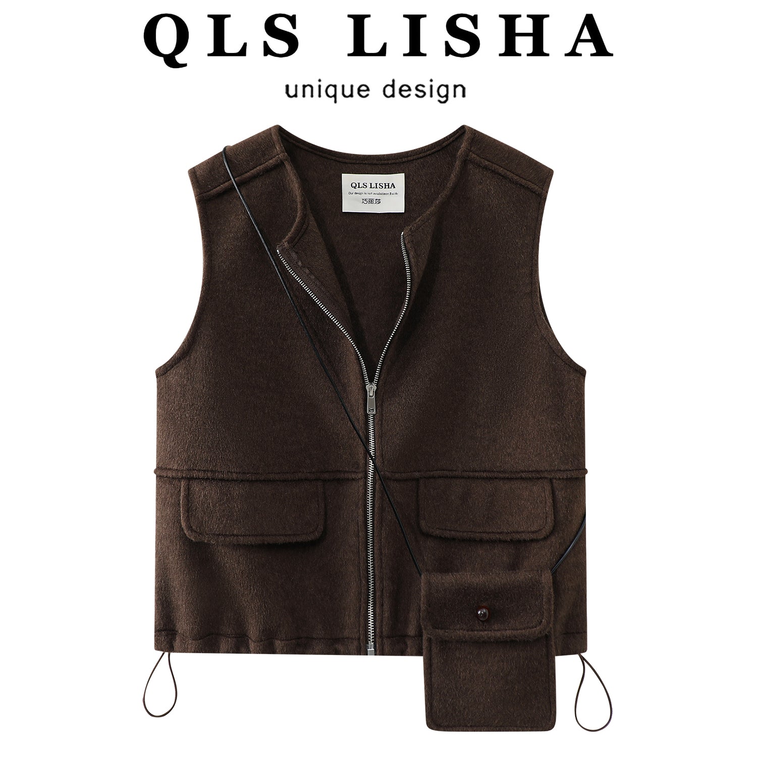 Cholisa-nın yumşaq, çox yönlü və rahat üslublu payız və qış hırka jileti, Koreya üslubunda qadın geyimləri ilə bəzədilib.