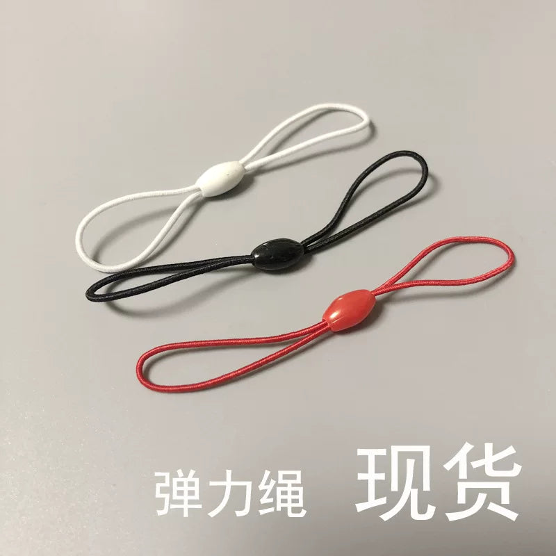 8-xarakterli elastik ip idman zalı üzvlük avtobus kartı ikitərəfli elastik ip mini metro kartı ilə cib telefonu sapand açar ipi barmaq qısa ipli kart lanyard U disk DIY lanyard giriş nəzarət kartı barmaq qısa ip