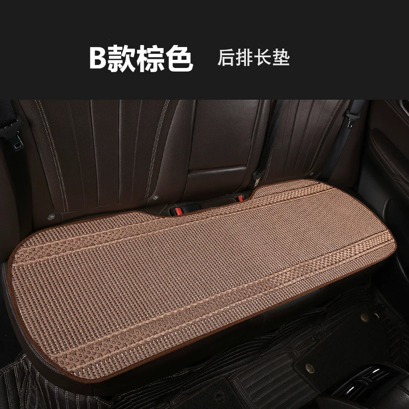 Avtomobil Oturacaq Yastığı Tək Parça Əsas Sürücü Oturacağı Tək Sürücü Otağı Tək Oturacaq Örtüsü Buz İpək Kətan Bütün İl Boyu Neytral Kreslo Yastığı