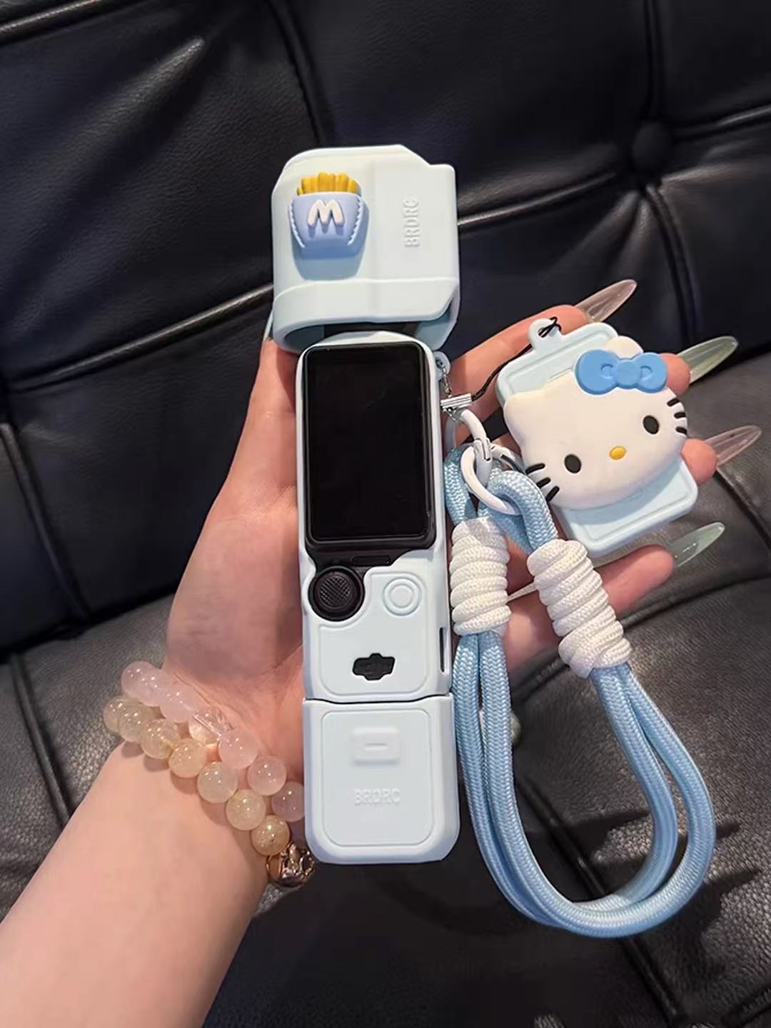 Sevimli kitty DJI pocket3 silikon qutu qoruyucu yumşaq plastik cib gimbal idman kamerası aksesuarları qoruyucu qutu