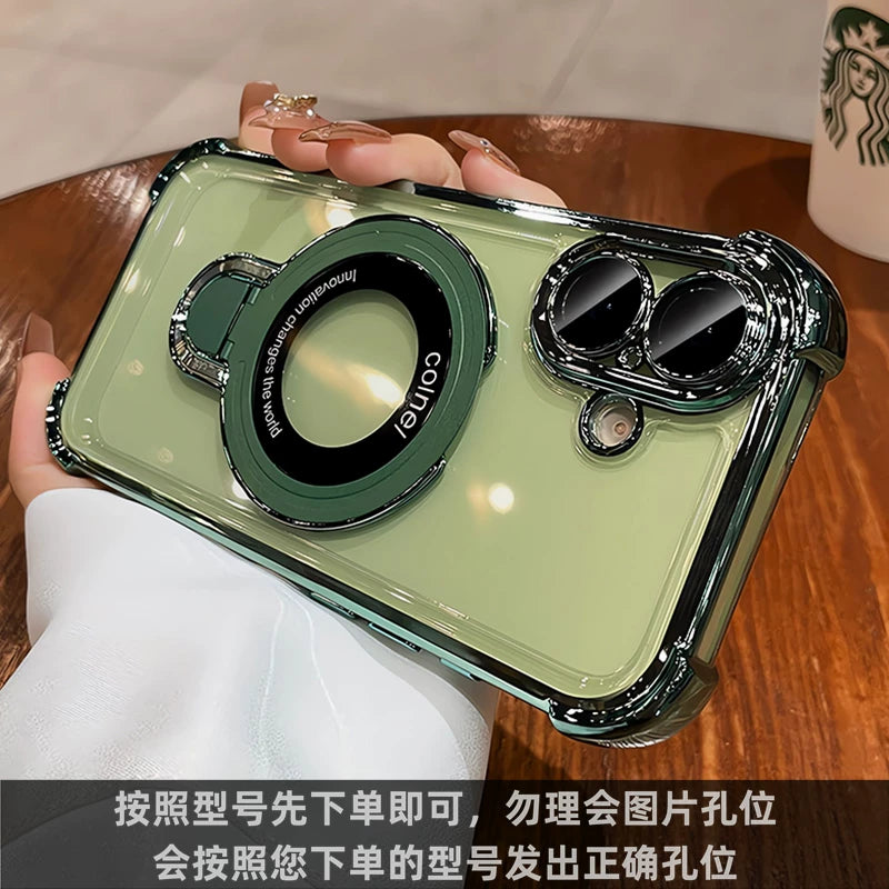 Premium görünüşlü iPhone 17 Pro Max telefon korpusu, hava yastığı düşməsindən qorunma, iPhone 16 Pro qoruyucu korpus, 15 maqnit dayaq, 14 nazik və şəffaf, 13 tam örtük, 12 silikon Plus yumşaq korpus, yeni Air modeli.