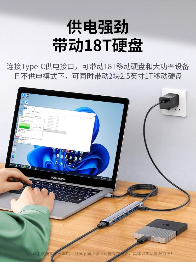 usb genişləndirici uzadılmış uzatma kabeli fiş 3.0 konversiya çox interfeys dəsti splitter typec genişləndirmə dok iş masası noutbuku xarici U disk sabit diski avtomobil hub adapteri enerji təchizatı ilə usp