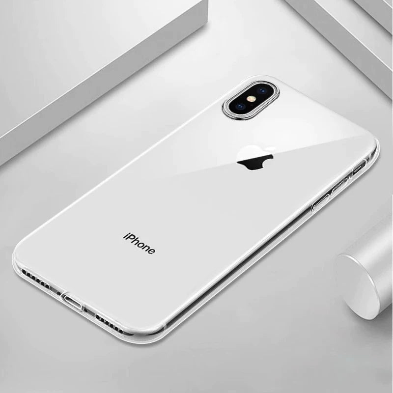 IPhoneXsMax mobil telefon qutusu Xr Apple X yumşaq qabıqlı IPhoneX şəffaf üçün uyğundur