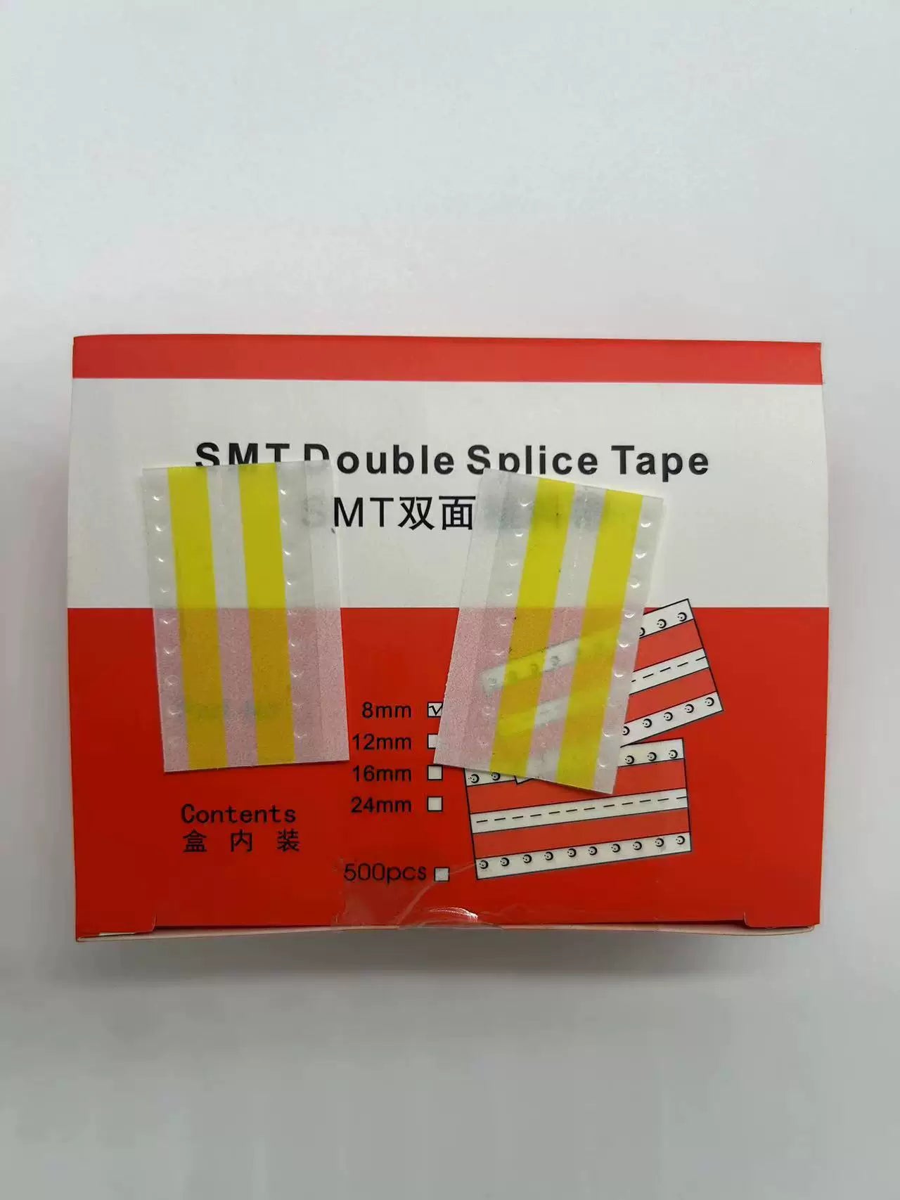 SMT idxal olunan yüksək özlülüklü ikitərəfli yapışdırıcı lent 8mm12mm16mm24mm sarı mavi qara