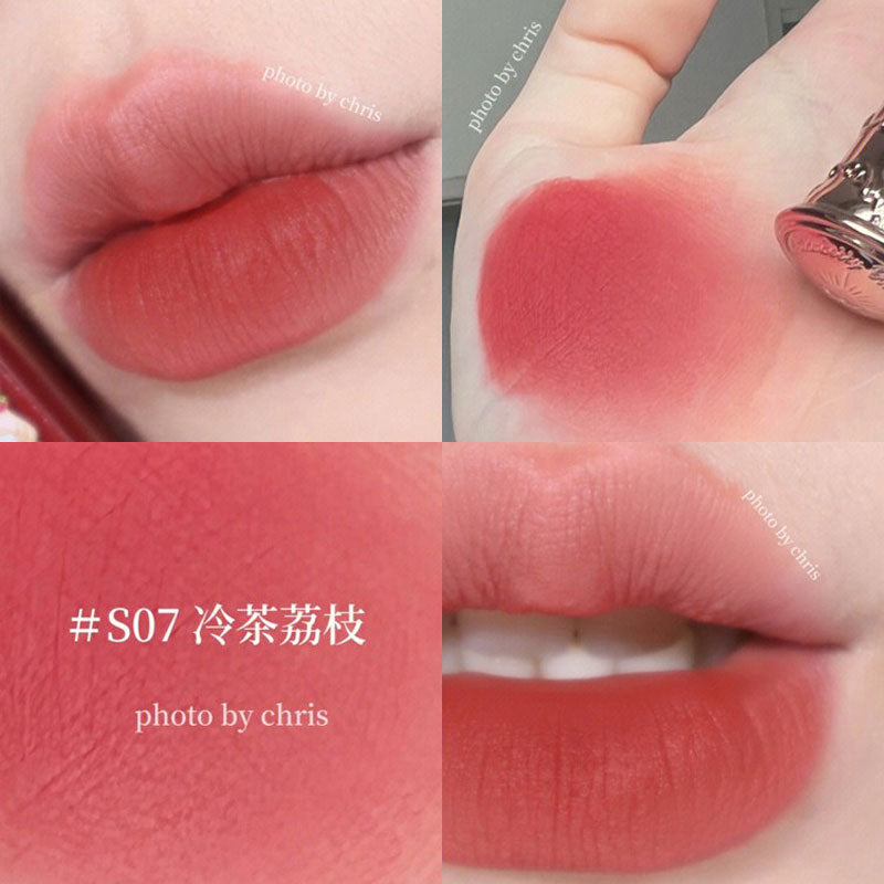 Flower Knows Çiyələk Rokoko Dodaq Kremi, Dodaq Boyası, Dodaq Palçığı, Payız/Qış Parlaqlaşdırıcı Dodaq Parıldadıcısı, Çılpaq Rənglər, Mat Məxmər Sonluq