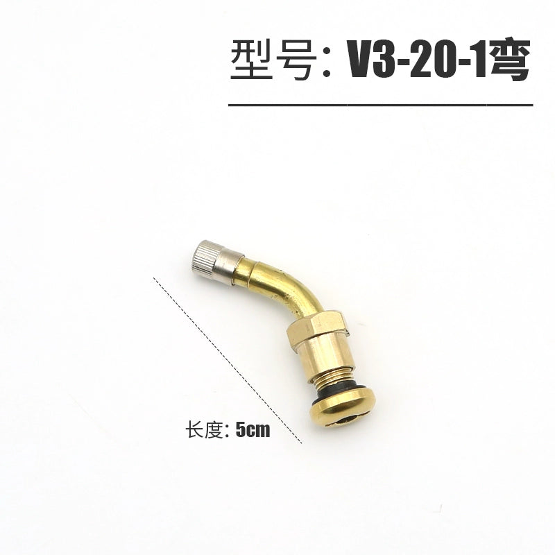 Təmiz mis avtobus təkəri vakuum təkər klapan avtobus yük maşını alüminium ərintisi profili şişmə burun