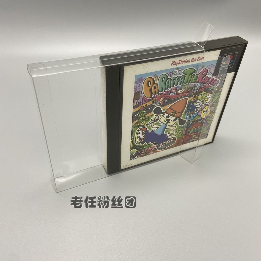 PS1 Oyun Ekran qutusu Kolleksiyası Qoruyucu qutu Saxlama qutusu Şəffaf Qutusu Cüt Disk 2CD üçün Xüsusi