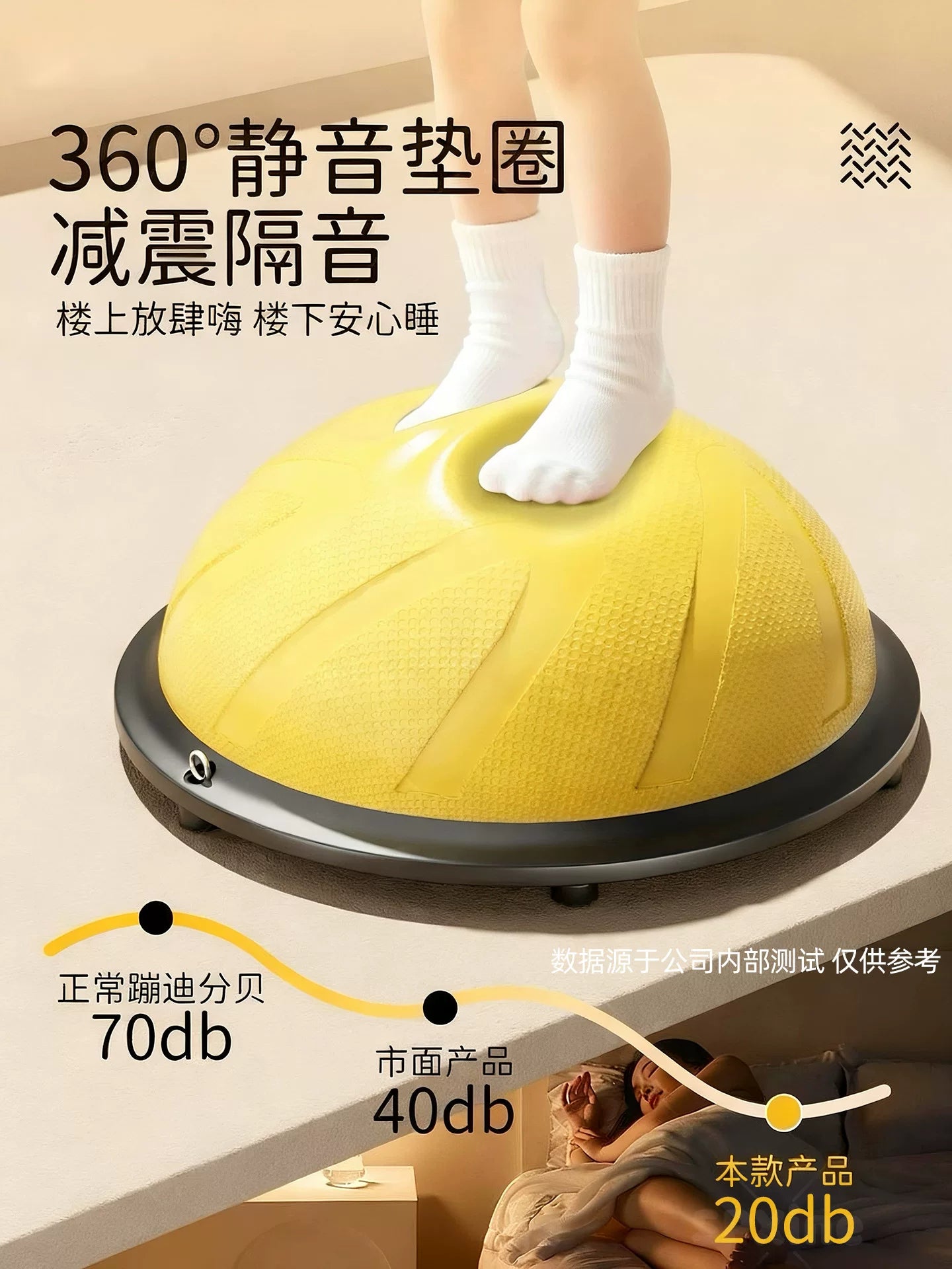 Uşaqlar üçün xüsusi sensor məşq dalğası sürət topu ayaq pedalı ev məşqi yarımdairəvi tarazlıq yoqa dalğası dragon ball fitnes