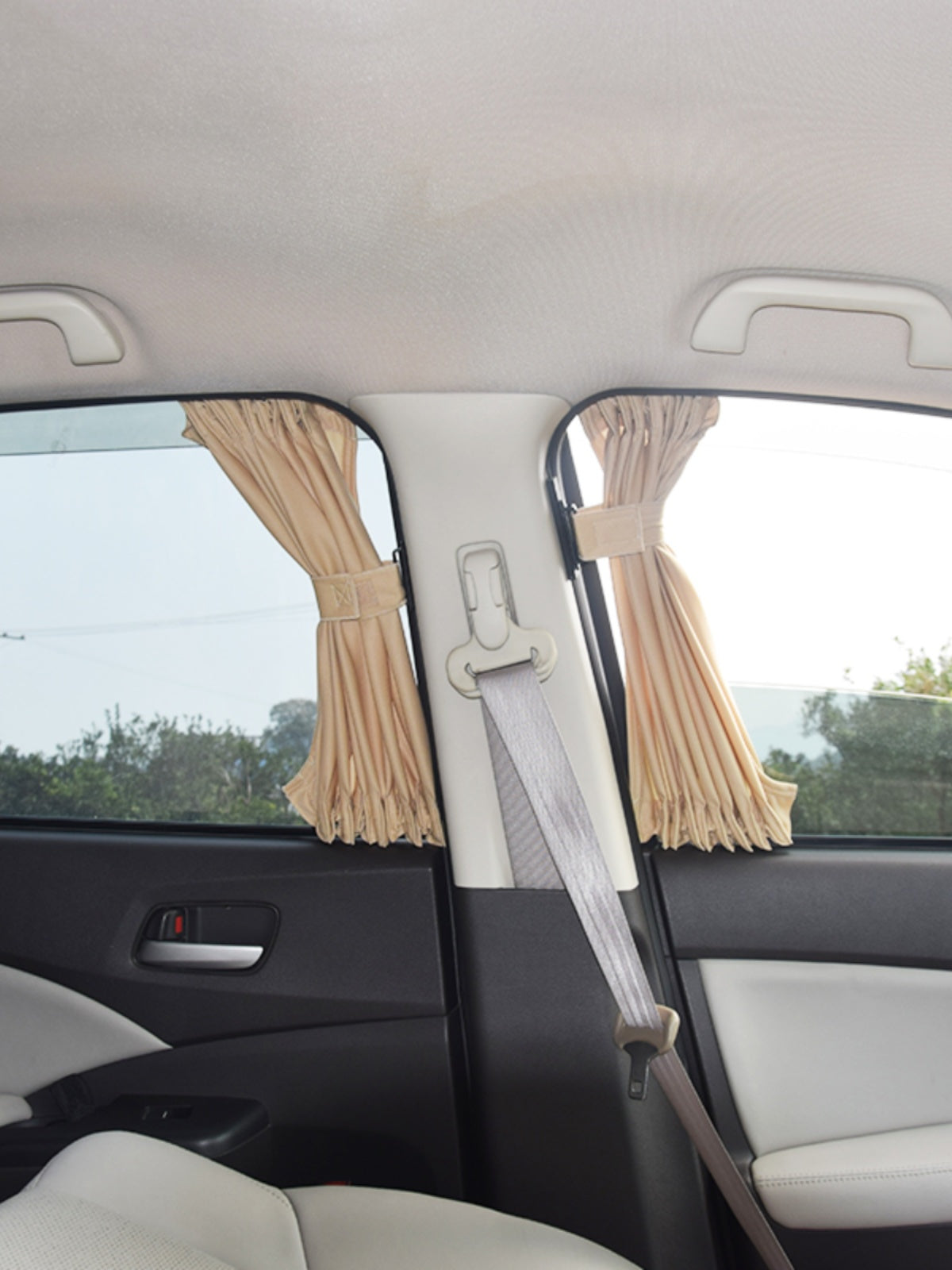 Advanced adjustable curvature car blinds, UV protection, sun protection, car blinds prints