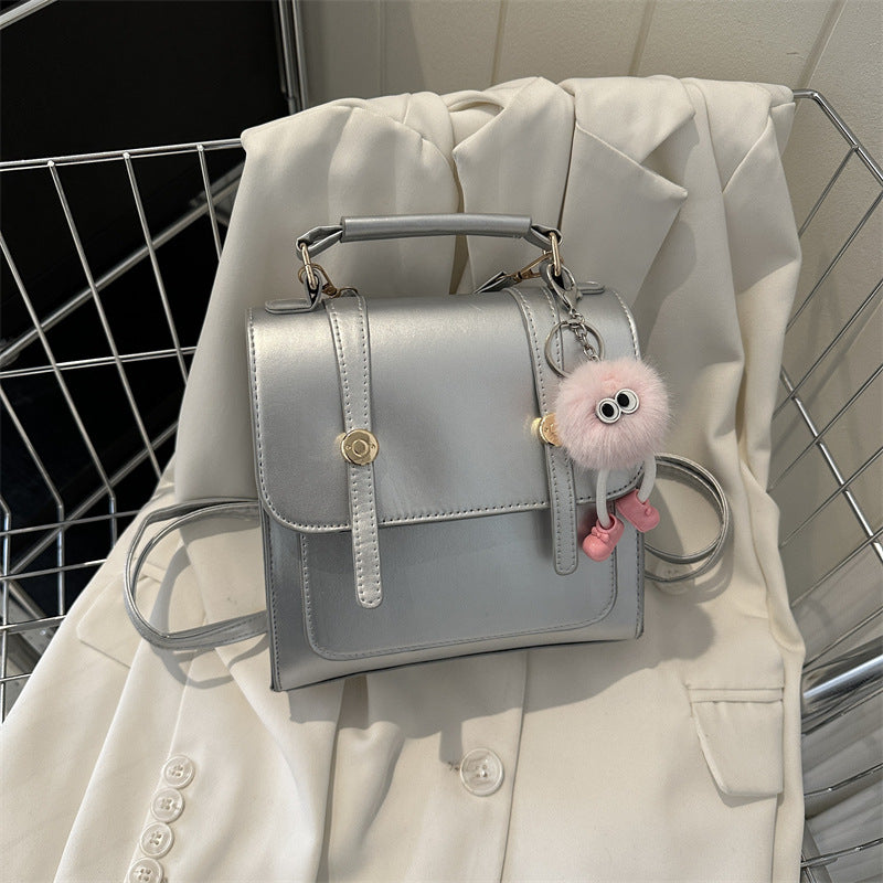 2023 New British Retro Style Women's Waist Bag, Handbag/Shoulder Bag, Multifunctional Bag for Students, Commuting and Study.