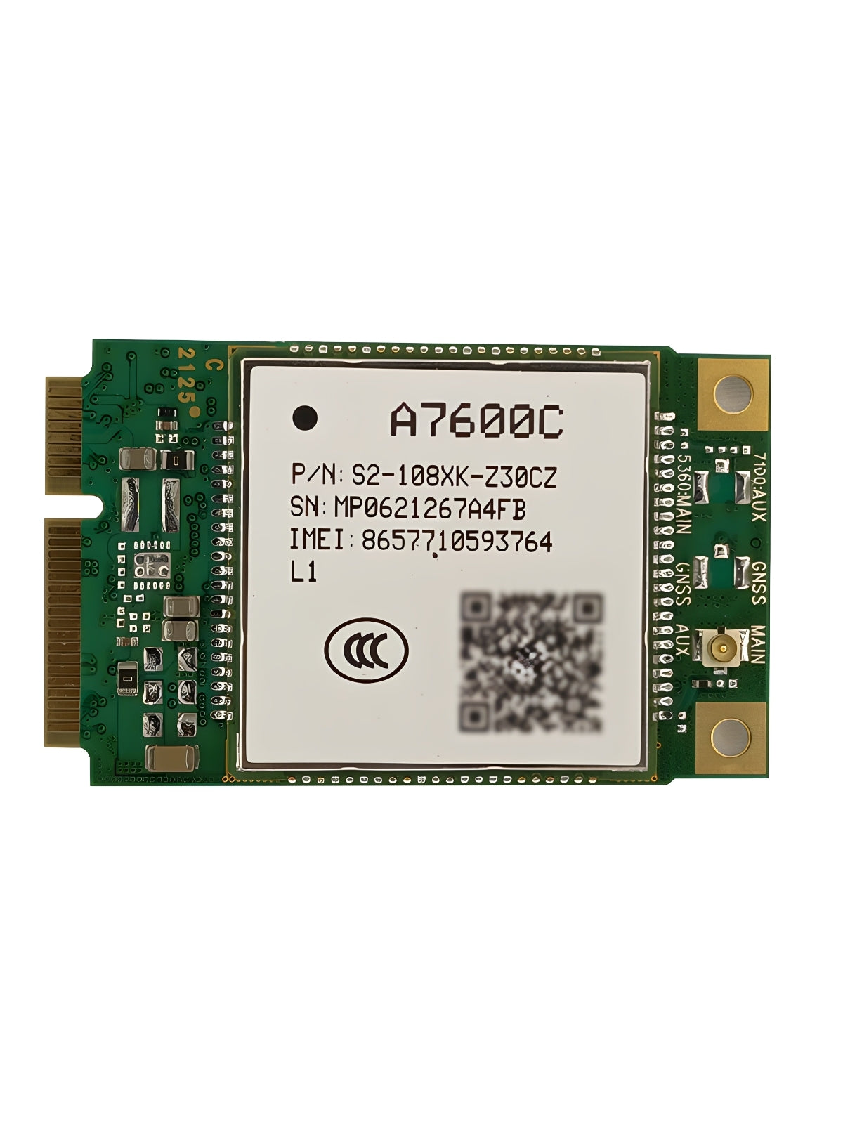 SIMcom A7600C-L1PCIE A7600C PCIE yüksək sürətli 4G modulu texniki məlumat verir