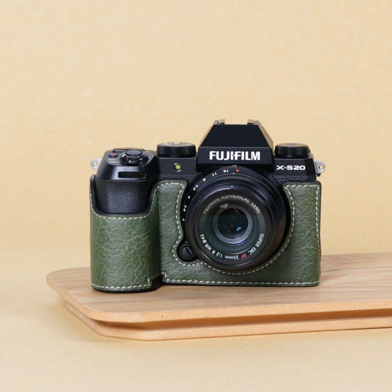 Fuji XS20 qoruyucu qutu XT5XT30 üçüncü nəsil ikinci nəsil XT4X100Vi əsas dəri çanta aksesuarları kamera çantası XS10