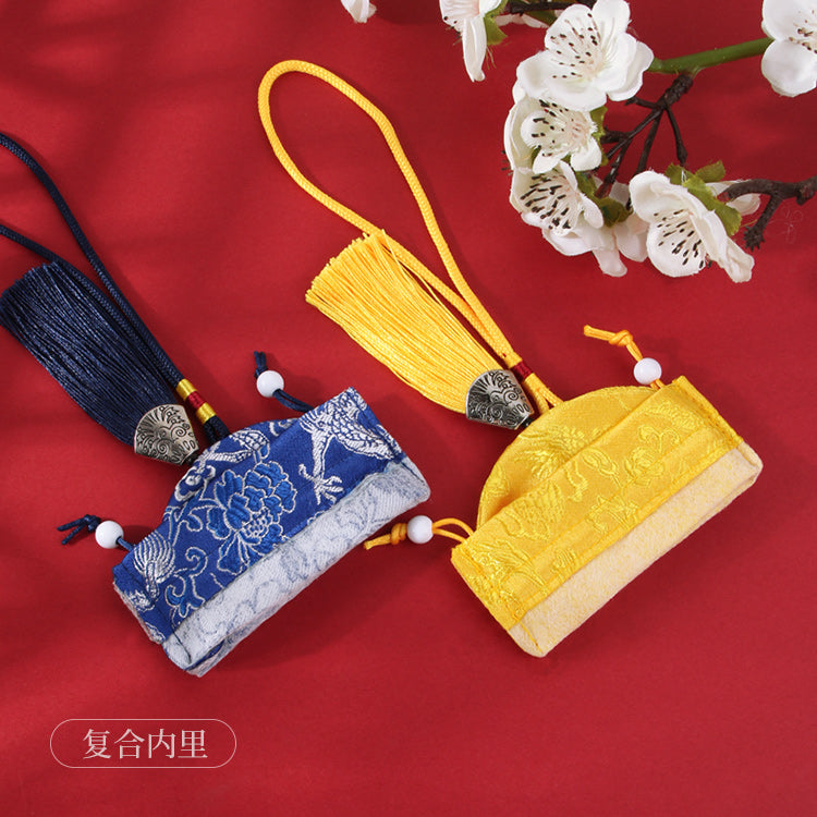 Çin üslubunda qədim üslubda çanta boş çanta kisə çantası Dragon Boat Festivalı əl istehsalı DIY materialı kisə çantası, portativ çanta