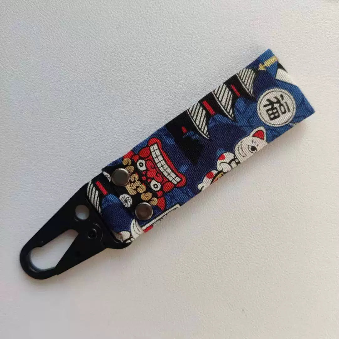 Japanese style car modification JDM style eagle beak key chain motorcycle key strap creative necklace