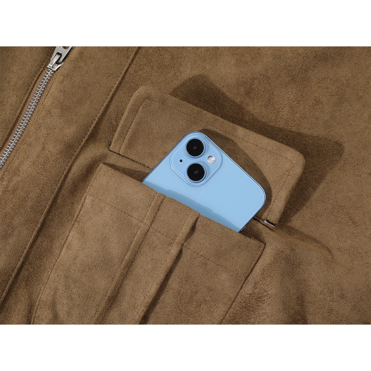 Chola Lisa-nın qadınlar üçün şık yamaqlı Koreya retro boş zamşa paltosu, payız zərif yaxa gödəkçəsi.