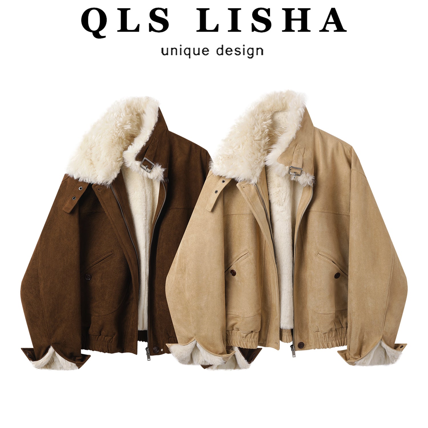 Cholisa-nın Koreya üslubunda və yun astarlı məşhur qadın qış paltosu/gödəkçəsi.