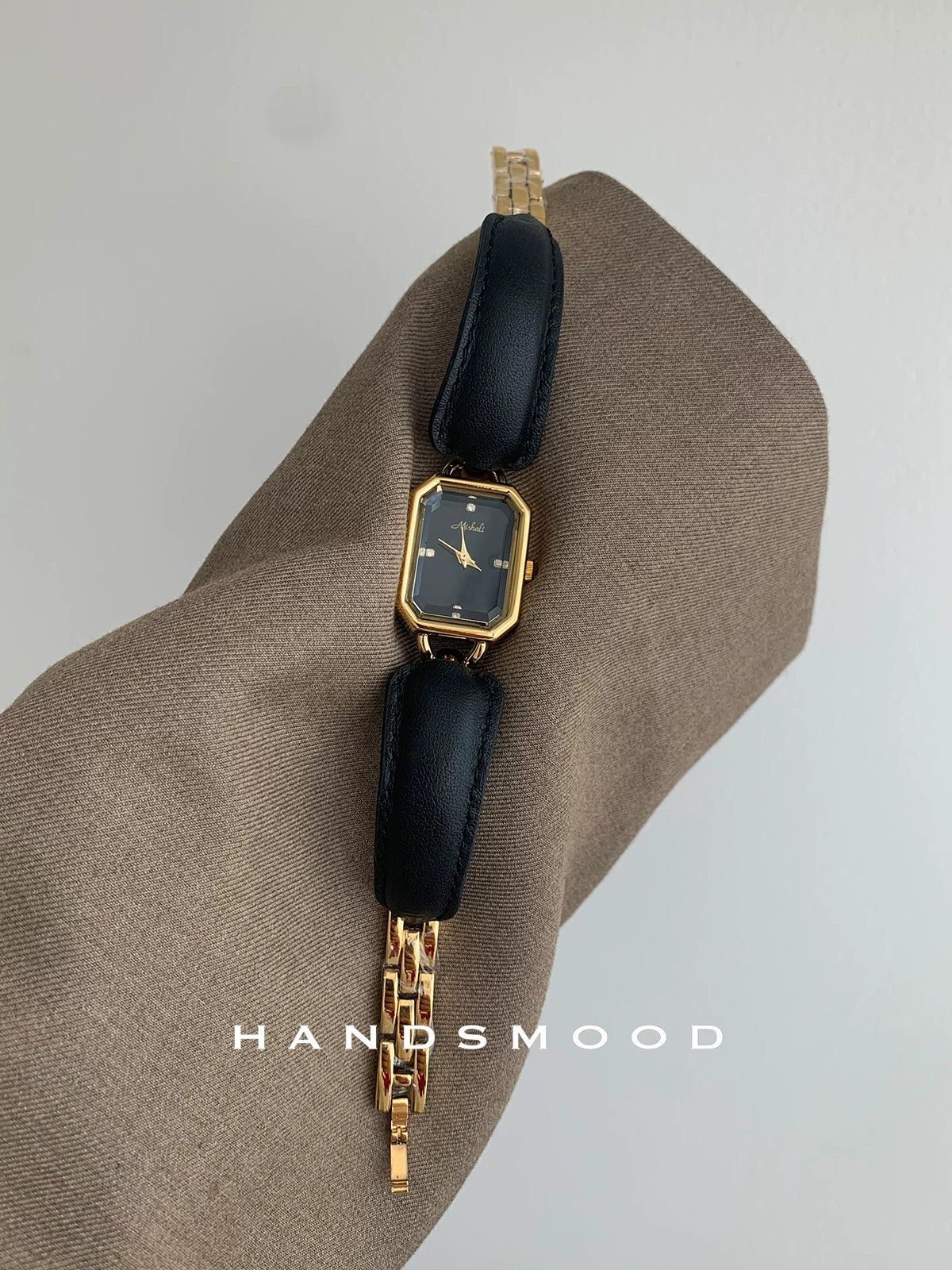 Handsmood Retro Niş Yüksək Səviyyəli Dəbli Çoxfunksiyalı Qadın Kvars Saatı Şəhərdaxili İstifadə Üçün