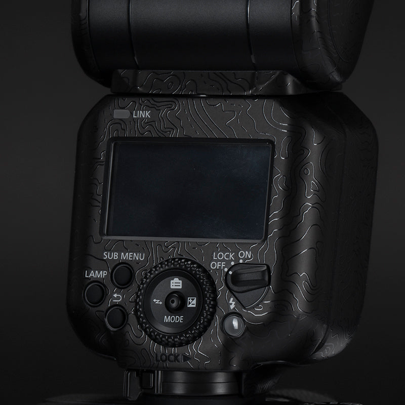Meibentang Canon flash SPEEDLITE EL-5 qoruyucu film karbon fiber stiker el5 buzlu 3M üçün uyğundur