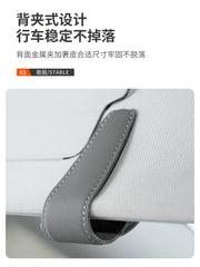 Avtomobil günəş eynəyi klipsi, günəşdən qoruyucu təşkilatçı, sürücü tərəfindəki günəş eynəyi üçün çoxfunksiyalı klip.