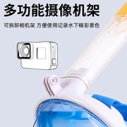 Böyüklər və uşaqlar üçün dalğıc maskası tam üz sualtı tam quru respirator güzgü nəfəs ala bilən snorkeling miyopi üzgüçülük avadanlığı