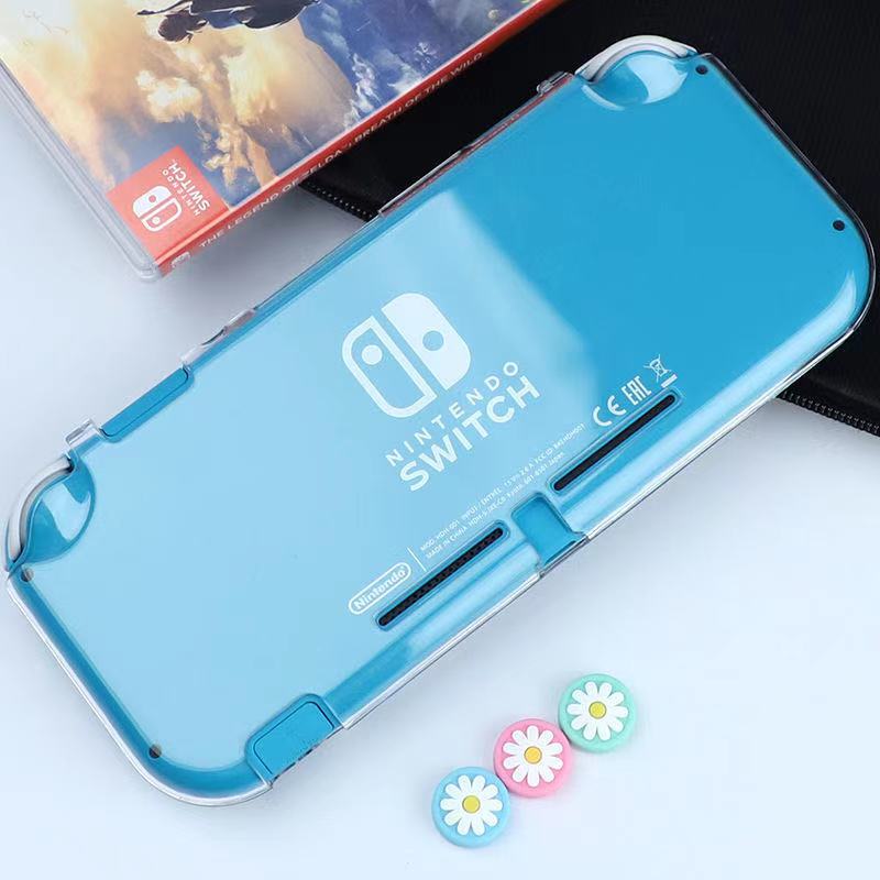 Nintendo Switch lite şəffaf kristal qutu korpus qoruyucu örtüyü hər şey daxil olan sərt qabıq parçalanmış, düşməyə qarşı yumşaq qabıq