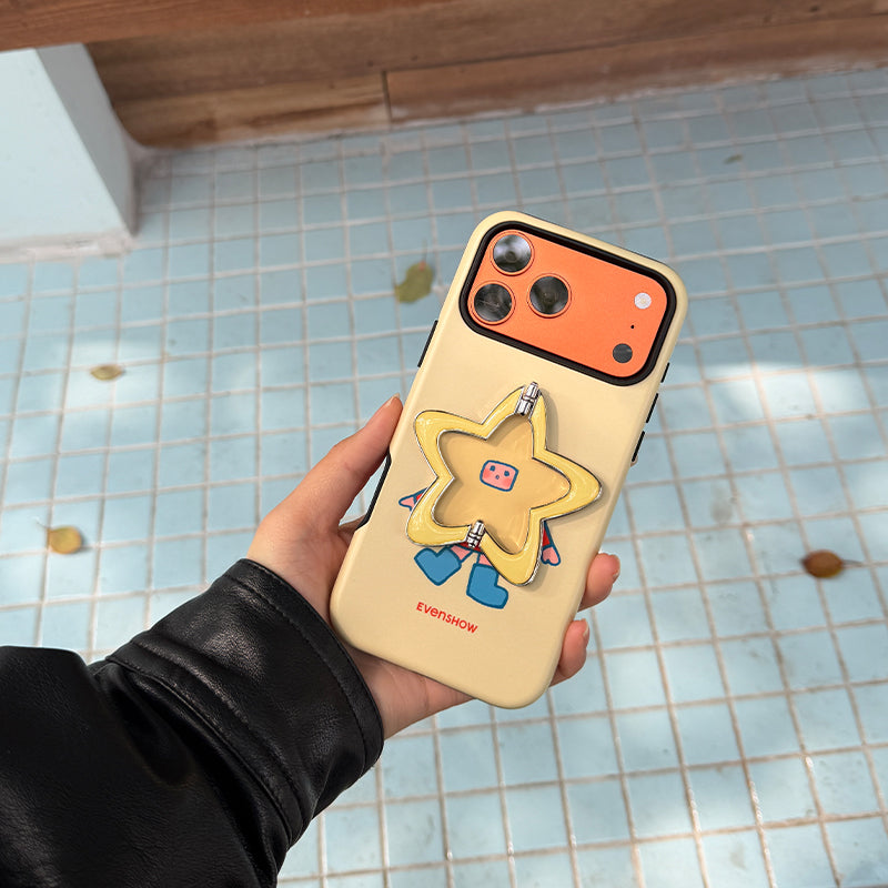[EVENSHOW×Big Star Planet Joint Brand] 2026 Apple AIR17 seriyası iPhone16promax15plus14/13 üçün uyğun stendli yeni super gözəl və unikal mobil telefon qutusu