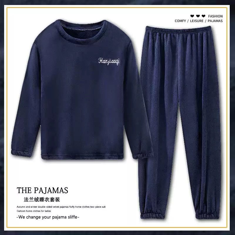 cütlük pijama dəsti qış qadın kişilər pijama ev geyimləri pijama