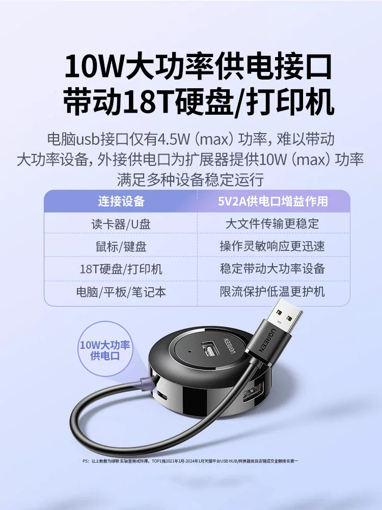 Greenlink usb genişləndiricisi konvertasiya konnektoru çox portlu typec noutbuk usb çox interfeysli genişləndirmə dok çoxməqsədli funksional rozetka xarici U disk birdən dördə qədər usp uzatma kabeli hub dəsti splitter