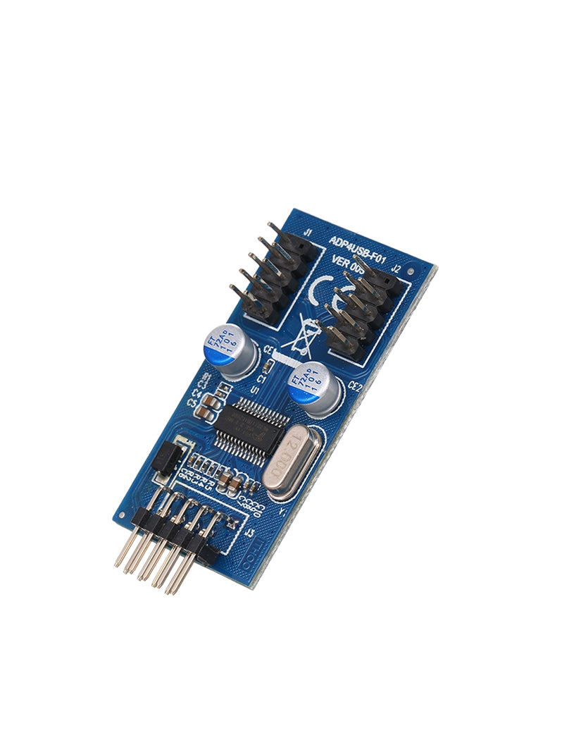 Pulsuz çatdırılma anakartı USB2.0 9PIN/19-pin ikili 9PIN interfeysinə 9-pin bir-iki genişləndirmə HUB mərkəzi