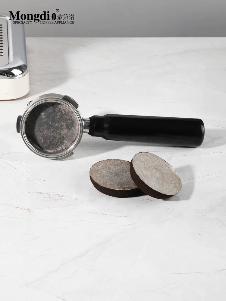 Mongdio espresso maşınının tutacağı toz qabı xüsusi filtr kağızı dəyirmi qəhvə kağızı filtri 51/58mm universal