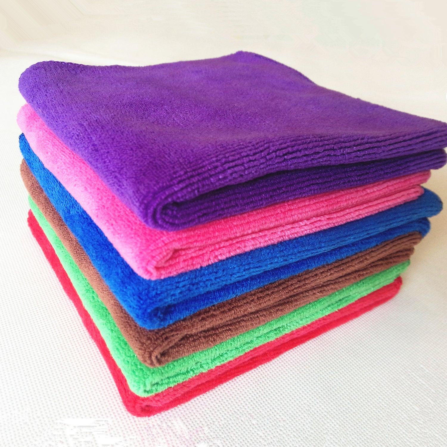 30*30 Avtomobil Təmizləyici Bezi Avtomobil Yuyucu Dəsmal Kiçik Dəsmal // Avtomobil Ultra İncə Fiber Ağda Dəsmal Tüksüz Qalınlaşdırılmış