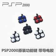 PSP2000 host, orijinal təmir hissələri, orijinal funksiya düymələri, düymələr, keçirici yapışqan, sağ düymələr