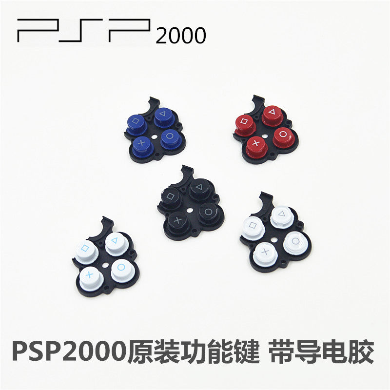 PSP2000 host, orijinal təmir hissələri, orijinal funksiya düymələri, düymələr, keçirici yapışqan, sağ düymələr