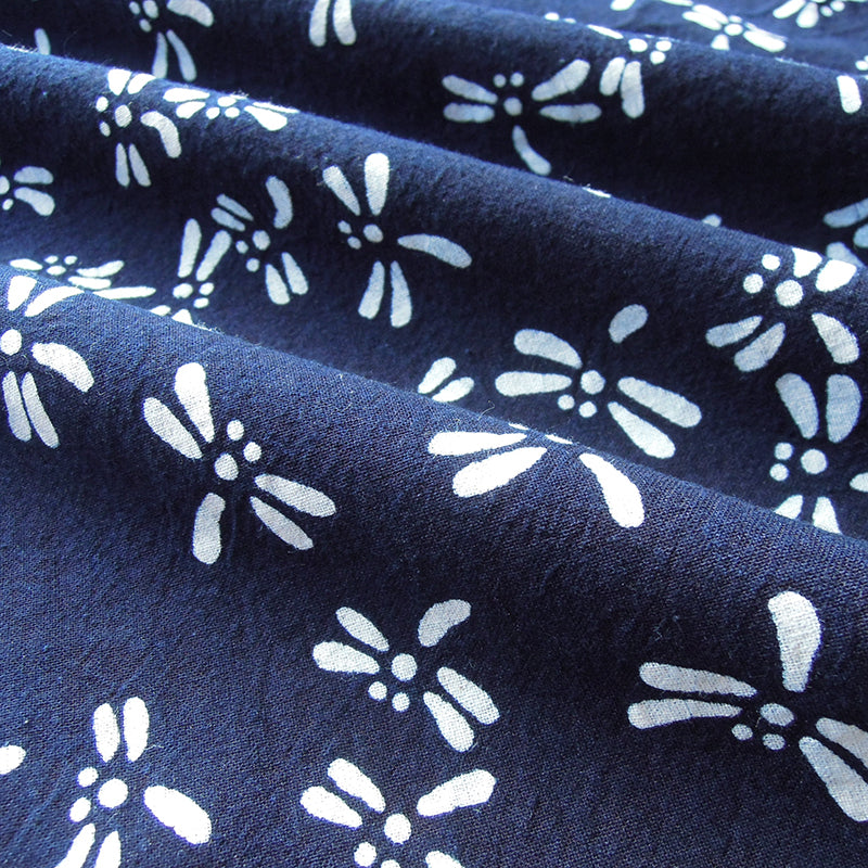 Wuzhen mavi çap parça əl istehsalı təmiz pambıq batik uşaq bağçası mavi çiçək mavi və ağ parça Çin etnik üslubunda süfrə pərdəsi