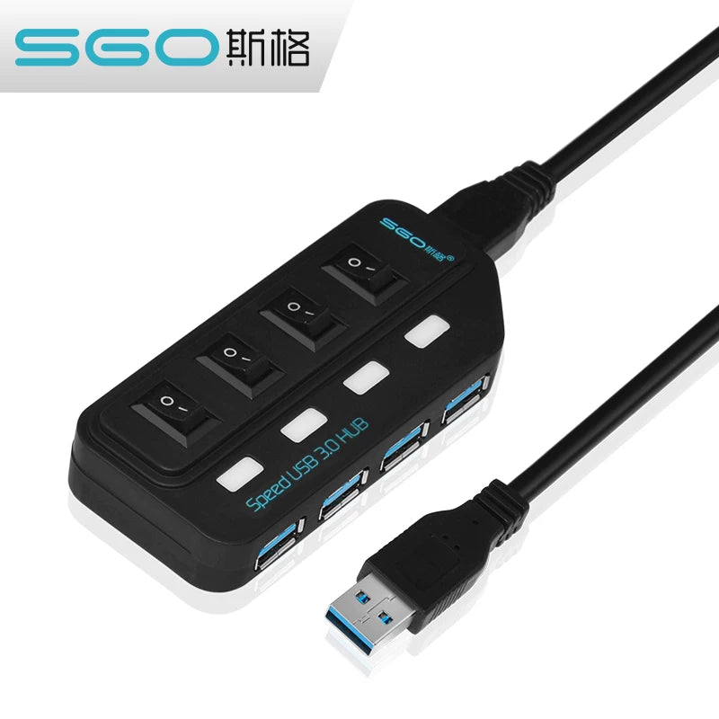 Sige kompüter usb splitter multi-interfeys 2.0 yüksək sürətli hub birdən dördə qədər notebook genişləndirici notebook usb3.0 genişləndirici HUB çox funksiyalı çevirici 1.5 metr 10 metr