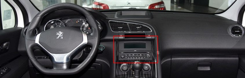 307 3008 Ekran Çərçivəsi Sürücülük Kompüter Ekranı Səthi Çərçivə Mərkəzi İdarəetmə C4 Səth Çərçivəsi Çoxfunksiyalı Ekran Çərçivəsi Naviqasiya Çərçivəsi