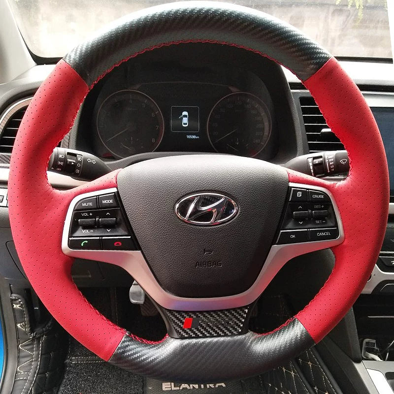 Hyundai Elantra, Hyundai Mistra, Hyundai Yuedong, Tucson və Langdong ix35 üçün qış versiyası üçün əl ilə tikilmiş orijinal dəri sükan örtüyü.