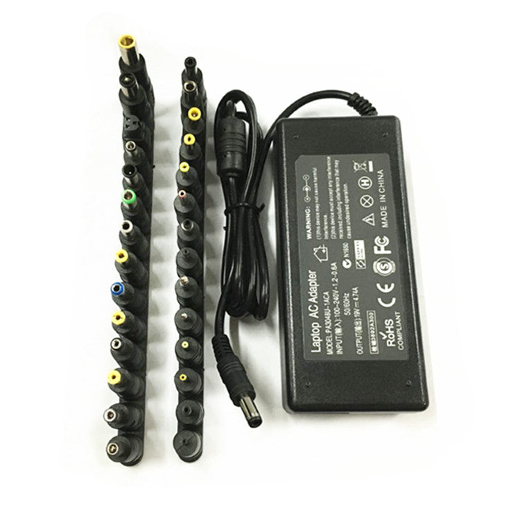 90W çoxfunksiyalı noutbuk enerji adapteri 19V4.74 universal şarj cihazı 30 adapter adapteri ilə birlikdə verilir