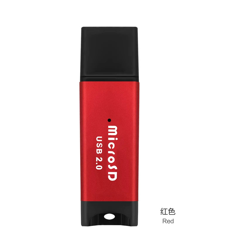 Baitong Alüminium Alaşımlı Metal Mini Micro SD Yüksək Sürətli TF Kart Yaddaş Kartı Universal Mobil Telefon Kompüter Kart Oxucusu Topdansatışı