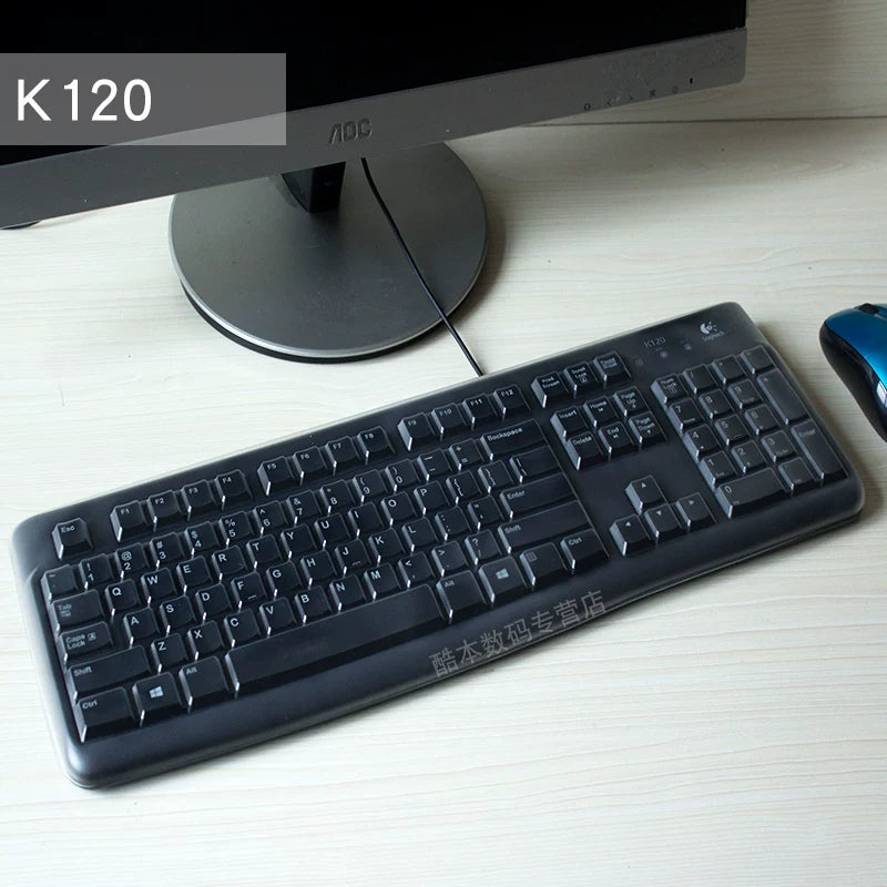 Tianyi klaviatura filmi Logitech MK295 silikon şəffaf K200 K260 MK270 K120 MK275 masaüstü kompüter üçün uyğundur TPU klaviatura qoruyucu film toz örtüyü tam əhatə edir