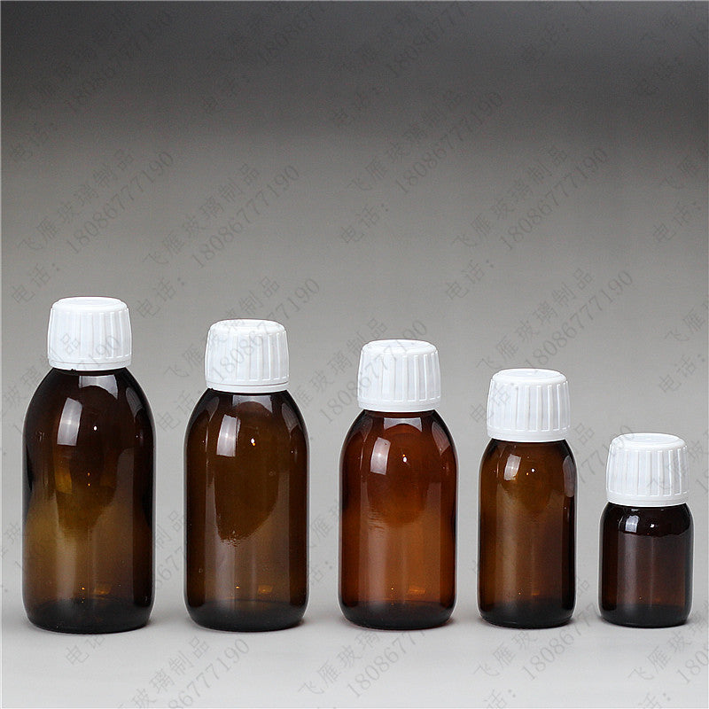 İşığa davamlı möhürlənmiş şüşə butulka, oral maye dərman şüşəsi, kiçik dərman şüşəsi, turşuya və qələvilərə davamlı şüşə, qəhvəyi ləzzət şüşəsi