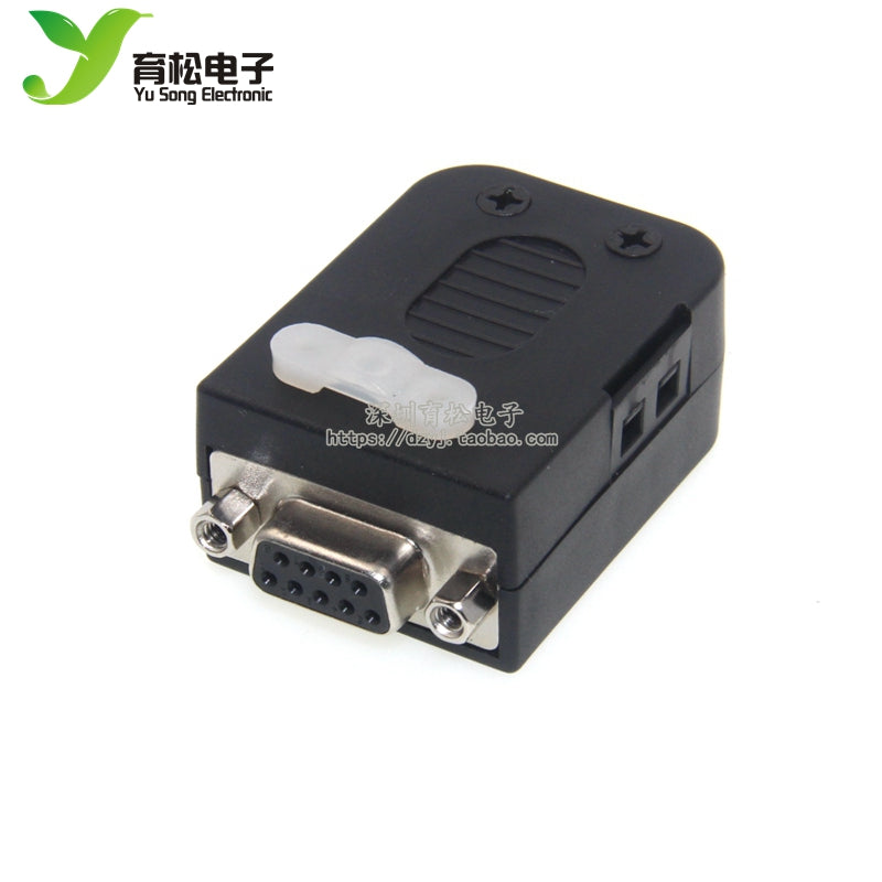 DB9 kişi və qadın lehimsiz serial kabel adapteri, qabıq 485 fişli rs232 COM adapter terminal bloku